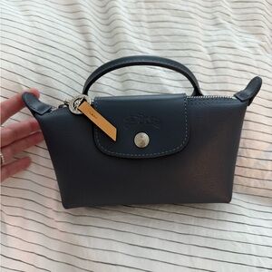 Longchamp Blue Mini Bag Compact Structured Design